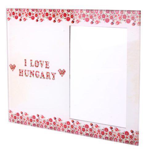 ÜVEG KÉPTARTÓ I LOVE HUNGARY