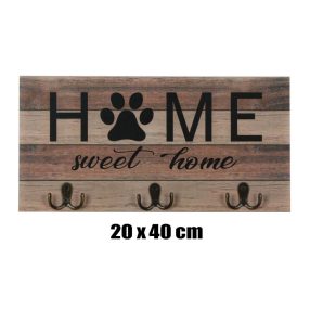   FA FOGAS, 6 DARABOS, NATÚR ÉS FEKETE, MANCS ÉS  HOME SWEET HOME