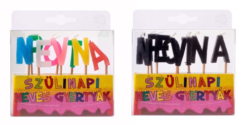 GYERTYA, BETŰGYERTYA NÉVNAPOT2S