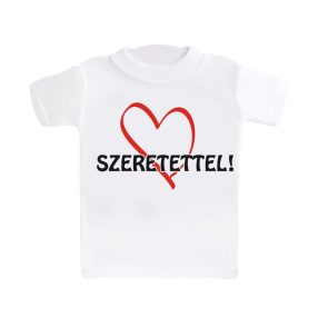 MINI PÓLÓ, SZERETETTEL! FELIRAT