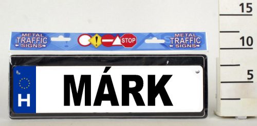RENDSZÁMTÁBLA MÁRK