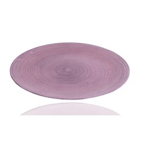 DEK.TÁLCA KÖR SPIRÁL PINK33