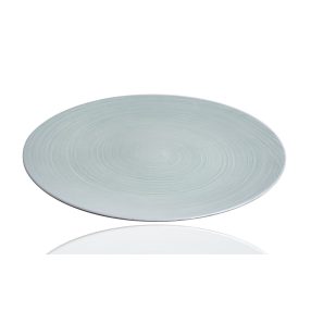 DEK.TÁLCA KÖR SPIRÁL ZÖLD33
