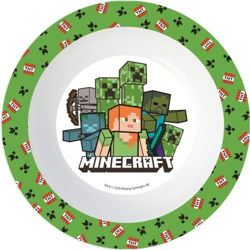 LICENCE MŰANYAG MÉLYTÁNYÉR, MIKRÓZHATÓ, MINECRAFT