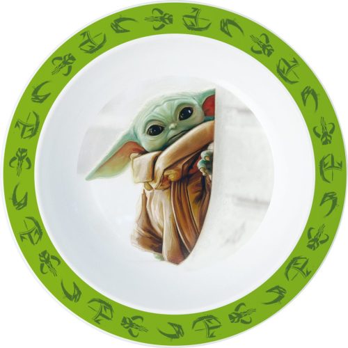 LICENCE MŰANYAG MÉLYTÁNYÉR, MIKRÓZHATÓ, BABY YODA