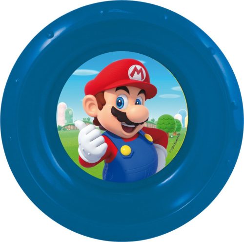 LICENCE MŰANYAG MÉLYTÁNYÉR, SUPER MARIO