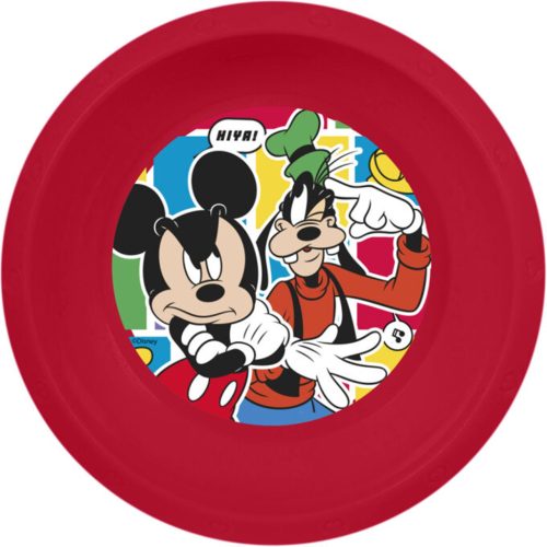 LICENCE MŰANYAG MÉLYTÁNYÉR, MICKEY ÉS GOOFY