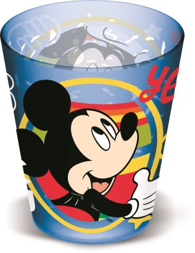 LICENCE MŰANYAG POHÁR, ÁTLÁTSZÓ, MICKEY