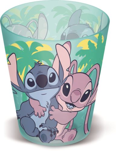 LICENCE MŰANYAG POHÁR, ÁTLÁTSZÓ, STITCH