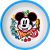 LICENCE MŰANYAG MÉLYTÁNYÉR, CSÚSZÁS GÁTLÓ, MICKEY