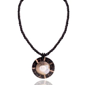 NATUR NYAKLÁNC KAGYLÓ MEDÁLLAL