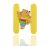 WOODEN LETTER BEAR H