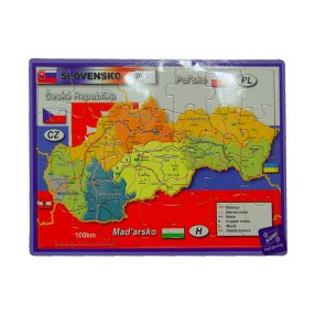 FA PUZZLE, SLOVÁKIA TÉRKÉP, 28 DARABOS