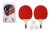 PING-PONG SZETT, 2 SOFT ÜTŐ ÉS 3 LABDA