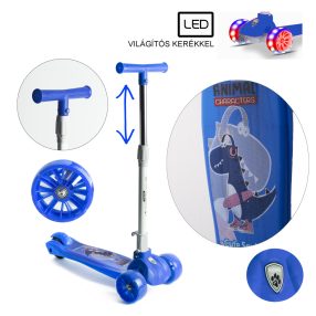 ROLLER, GYEREK, VILÁGÍTÓ KERÉKKEL, KÉK