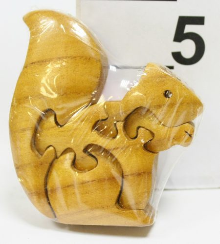 WOODEN PUZZLE 3D SQUIRREL
